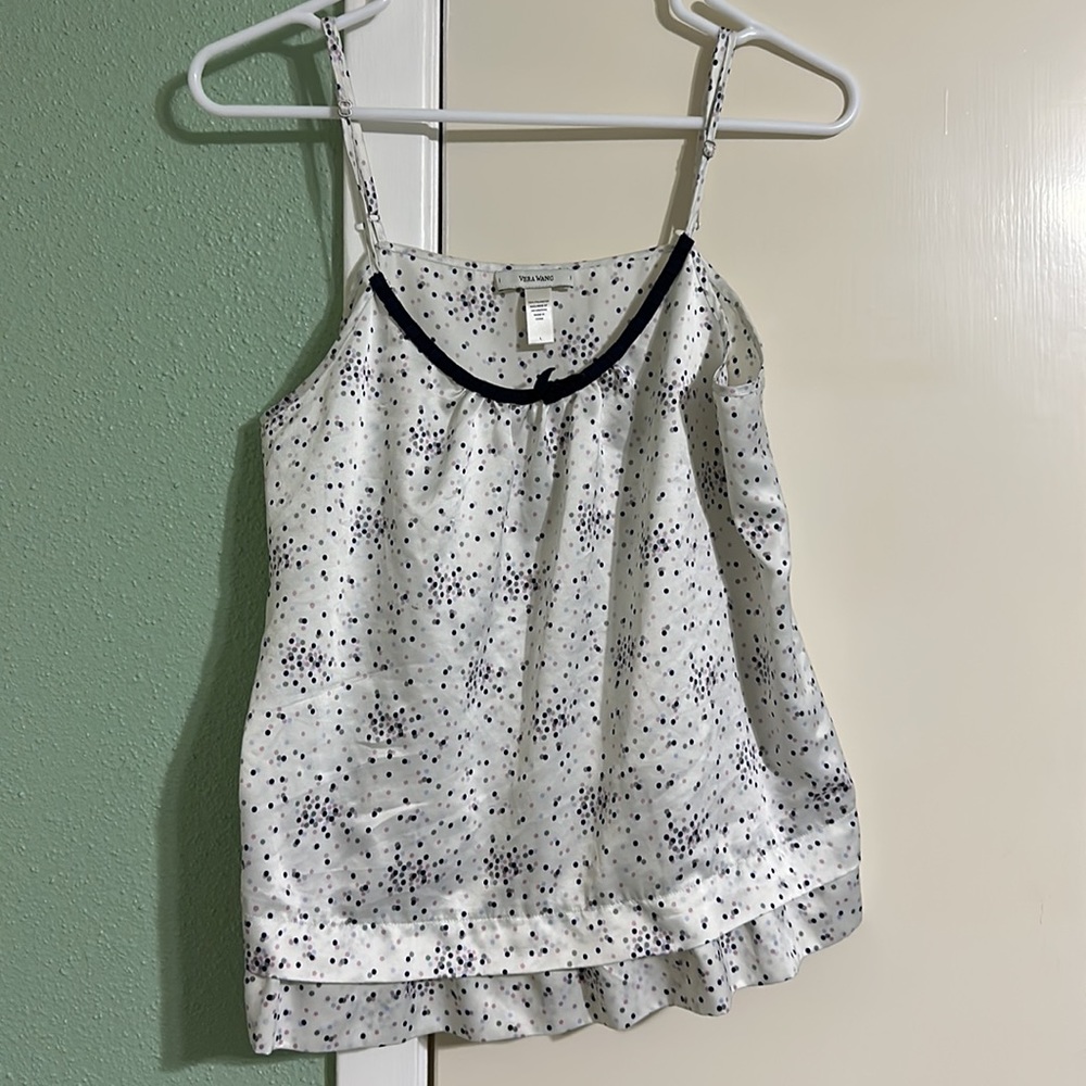 Vera Wang pajama sleepwear two piece EUC Large